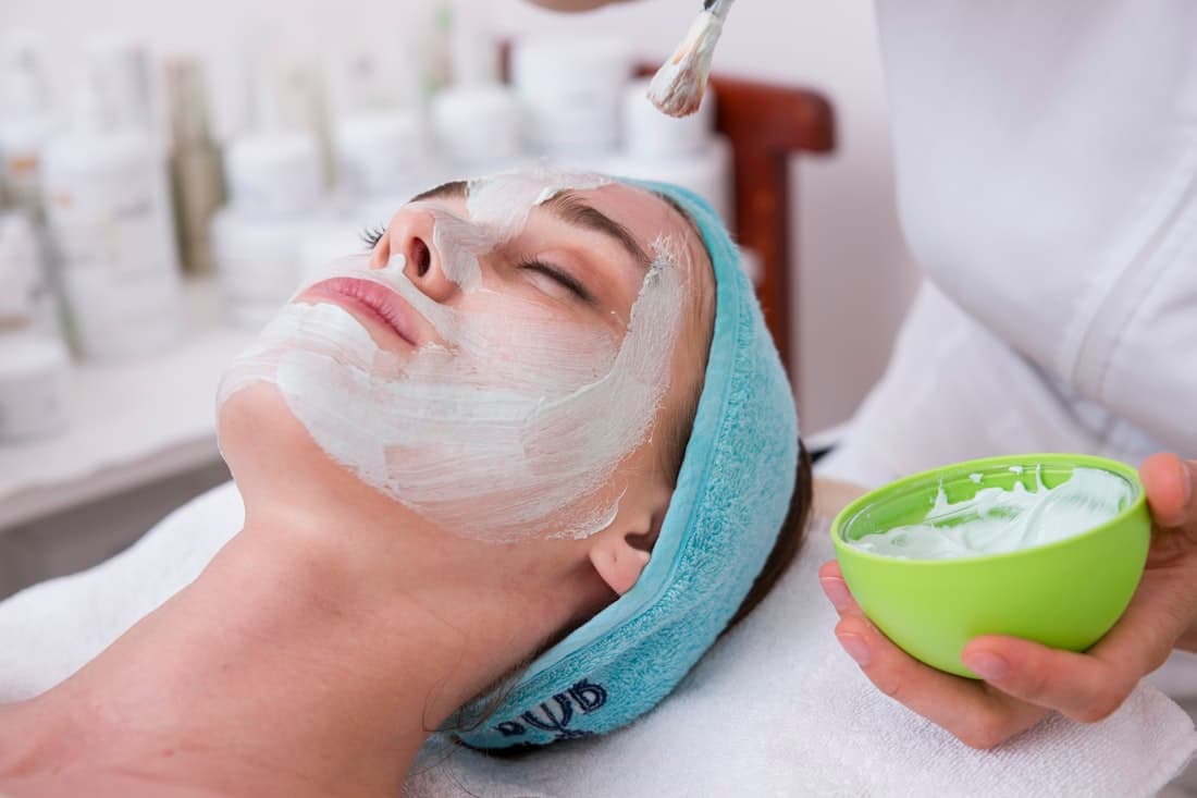 Considered facial-care treatment moment
